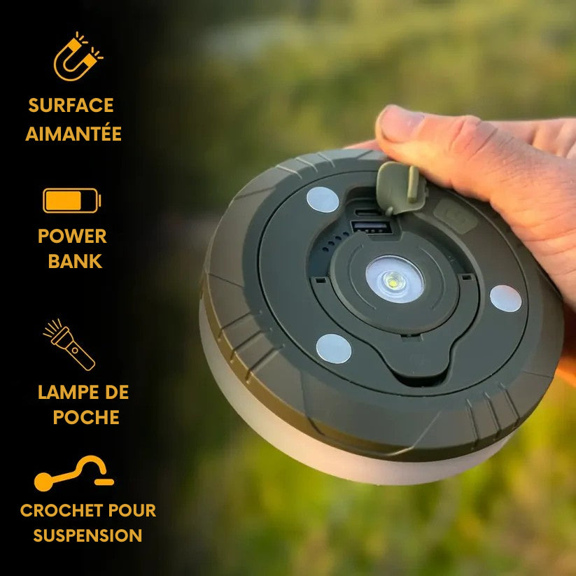 LumiCamp™ – La Lampe Tout-en-Un